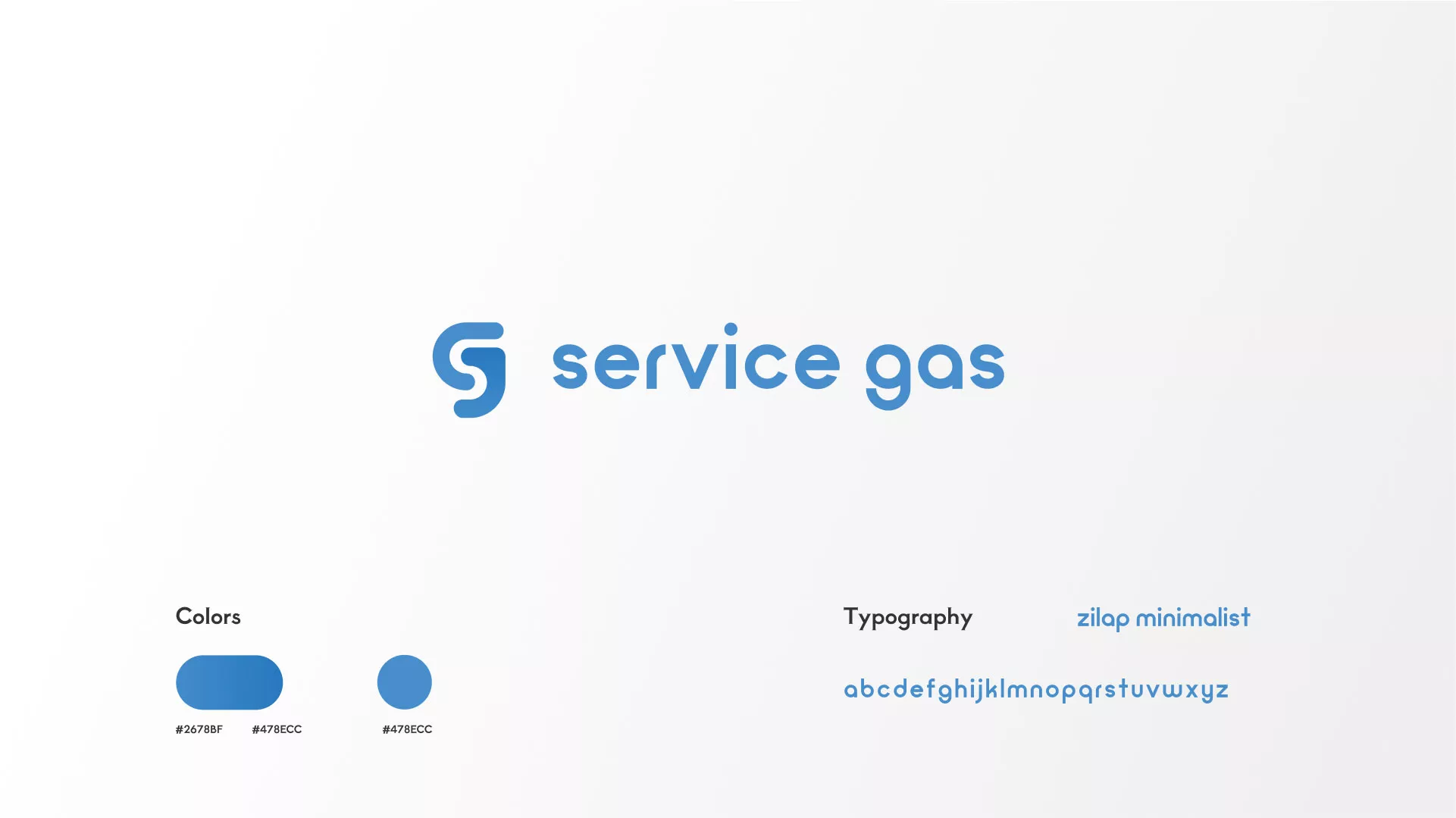 Разработка логотипа газовой компании «Сервис газ» в Костерёво