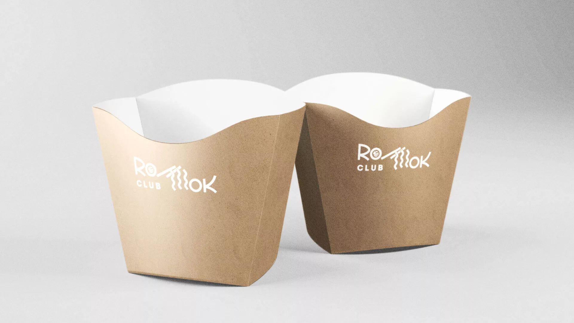 Создание логотипа суши-бара «Roll Wok Club» в Костерёво